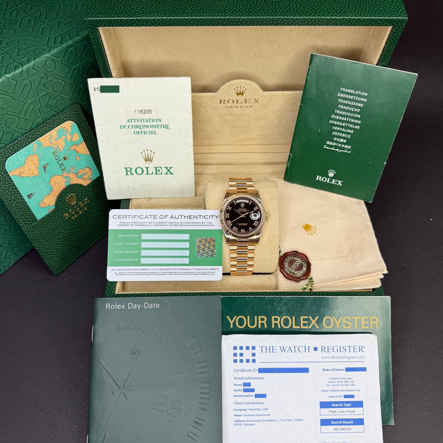Rolex Day-Date 36 118235 (2000) - 36mm Roségoud (3/8)