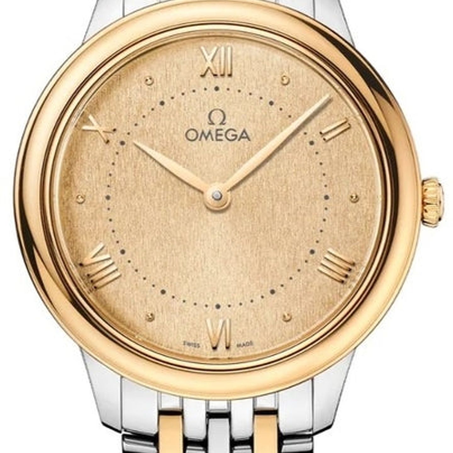 Omega De Ville 434.20.30.60.08.001 (2025) - Champagne wijzerplaat 30mm Goud/Staal (1/1)