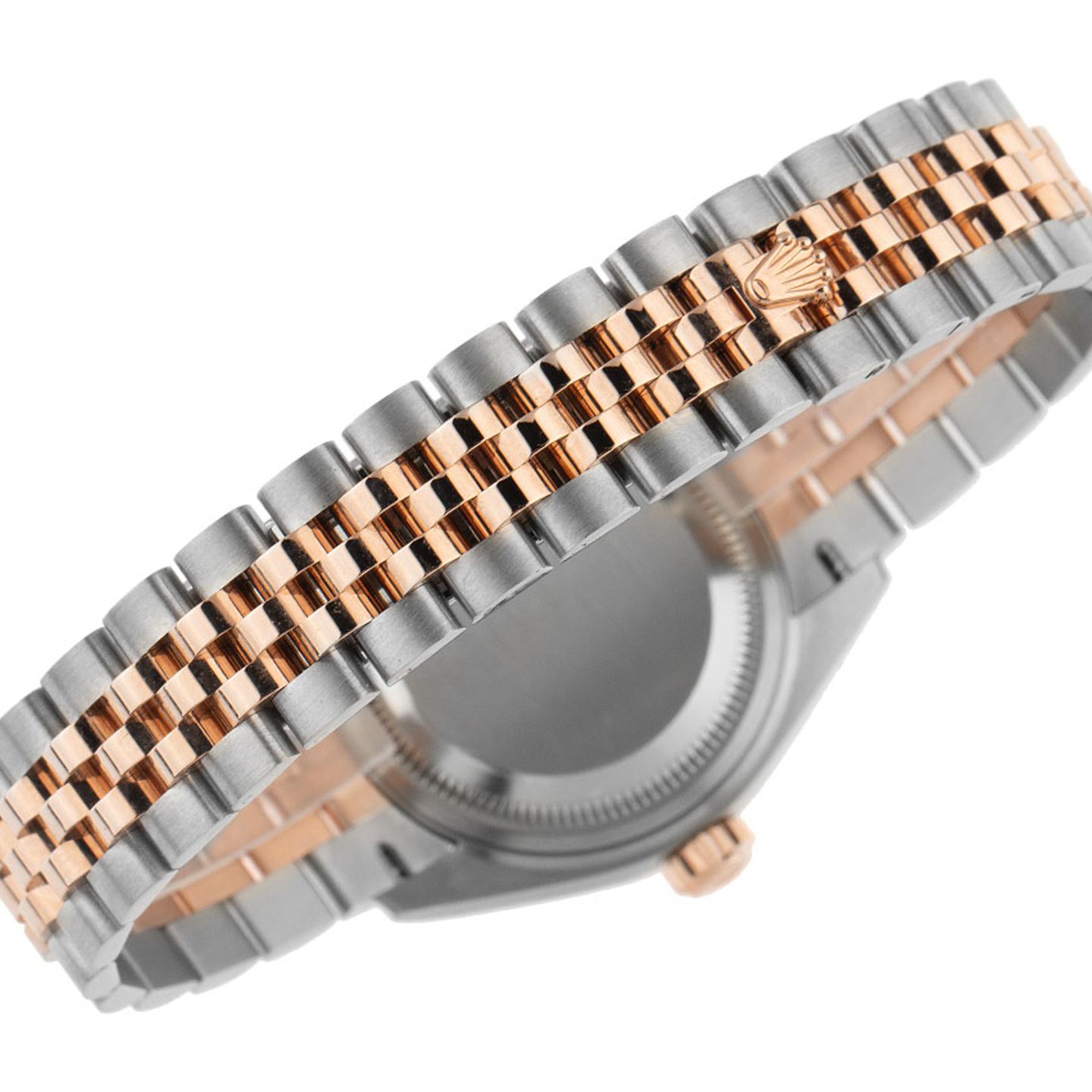 Rolex Lady-Datejust 279171 (2021) - Brown dial 28 mm Gold/Steel case (7/7)