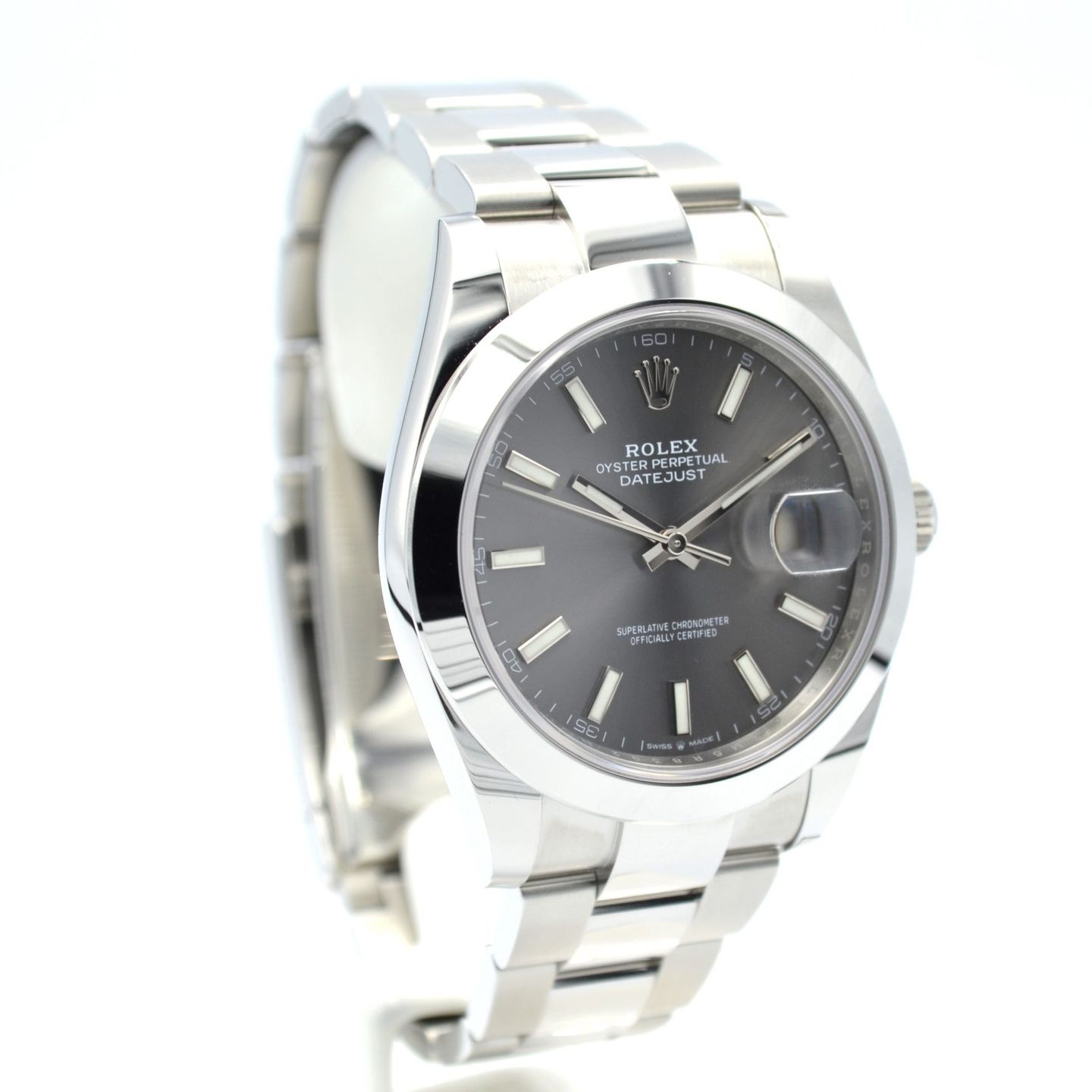 Rolex Datejust 41 126300 (2023) - Grey dial 41 mm Steel case (6/7)
