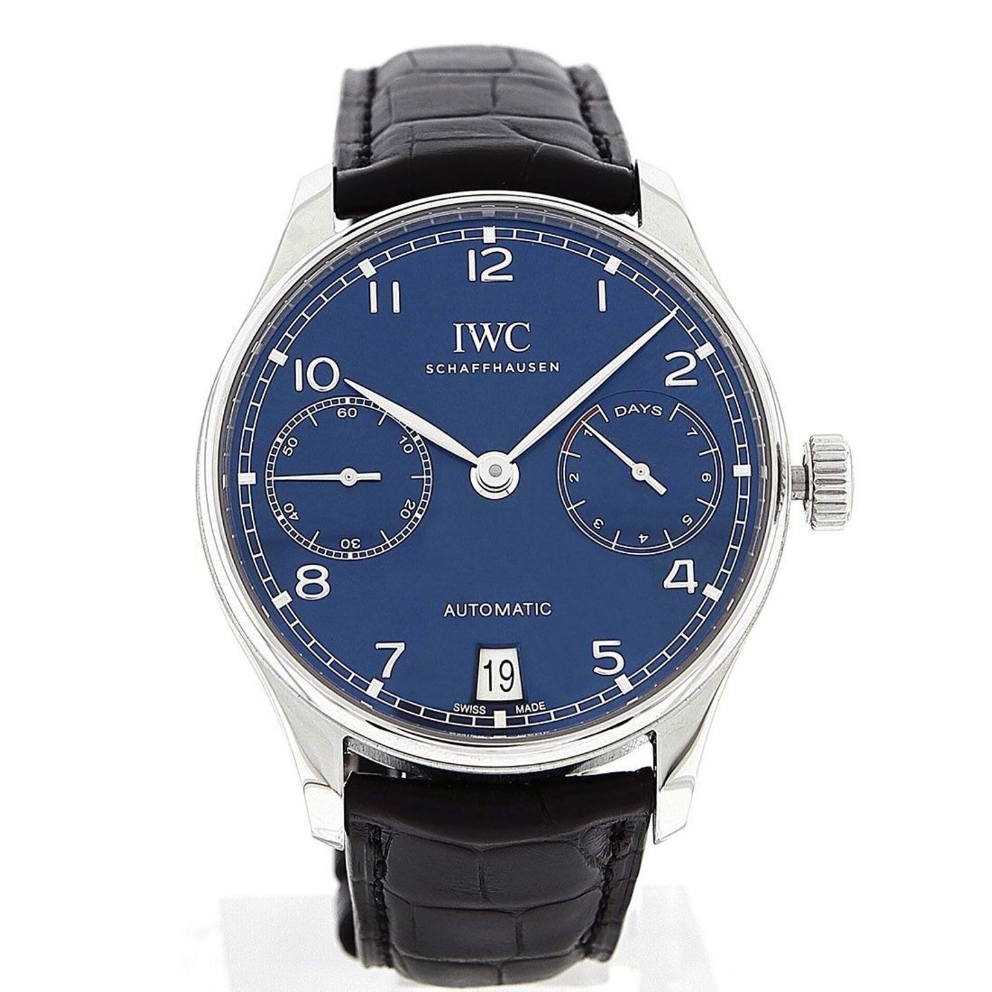 IWC Portuguese Automatic IW500710 (2024) - Blauw wijzerplaat 42mm Staal (2/4)