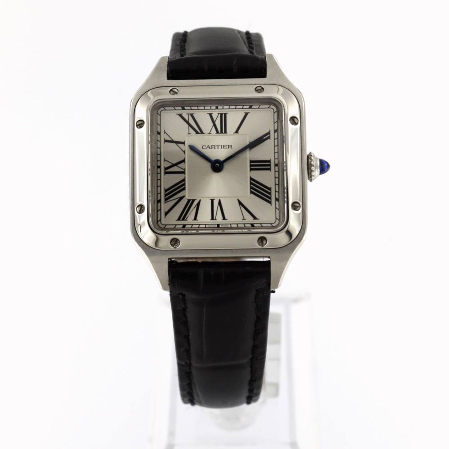 Cartier Santos Dumont WSSA0023 (2021) - Silver dial 28 mm Steel case (1/6)