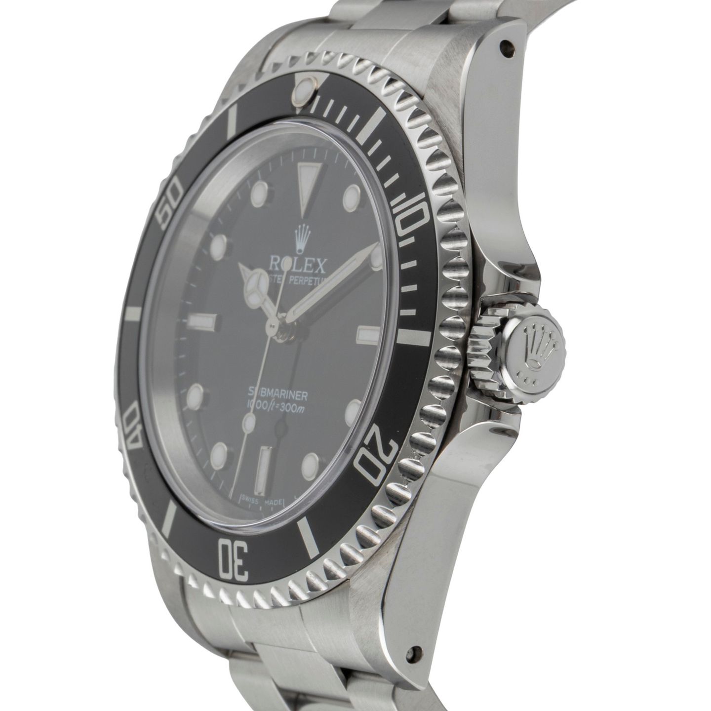 Rolex Submariner No Date 14060M (Unknown (random serial)) - Black dial 40 mm Steel case (6/8)