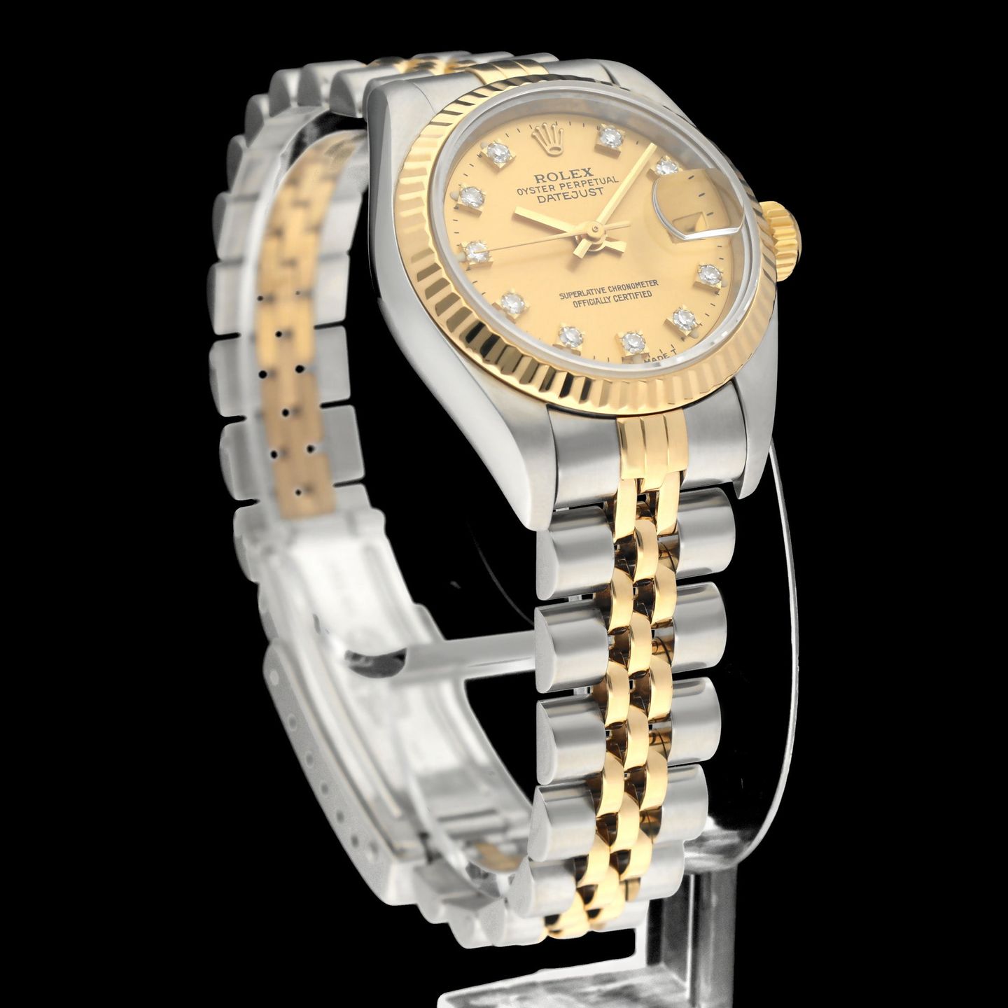Rolex Lady-Datejust 69173G (1998) - 26mm Goud/Staal (6/8)