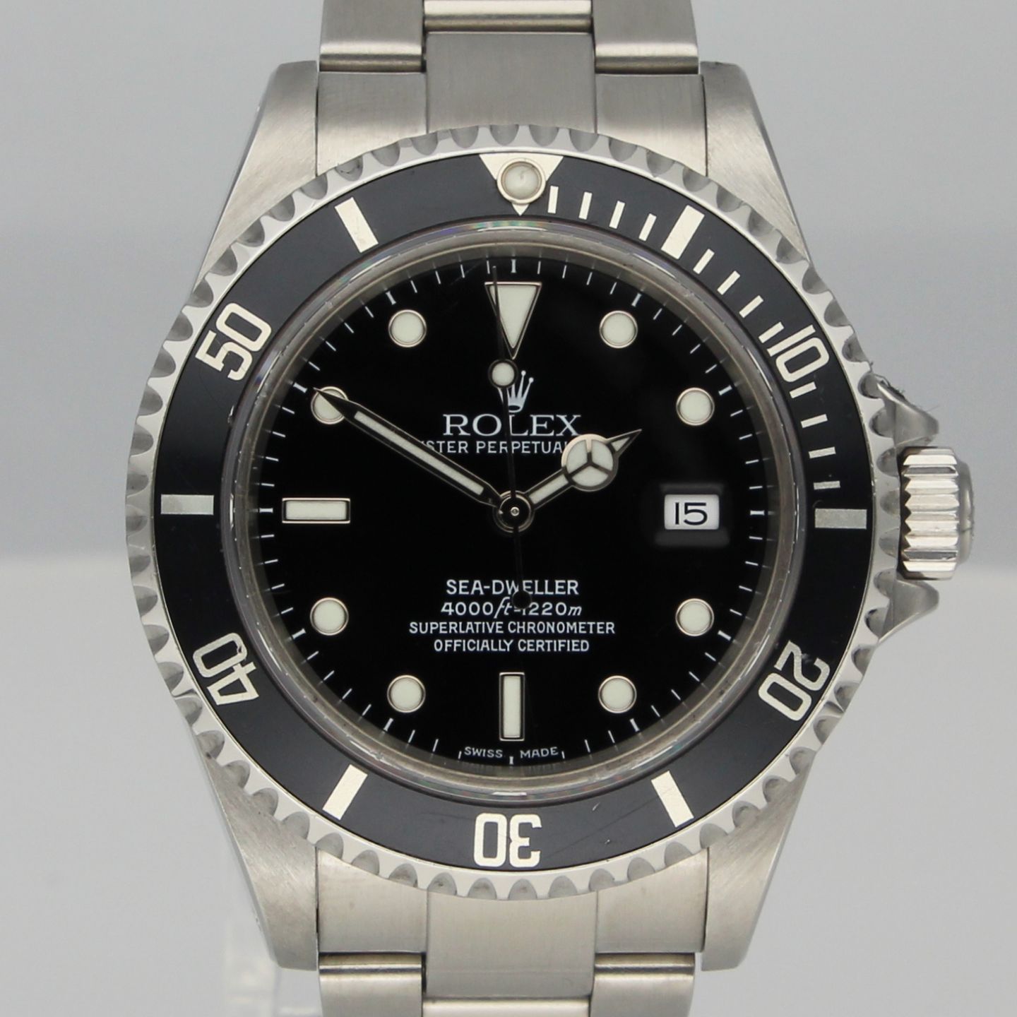 Rolex Sea-Dweller 4000 16600 (2003) - Black dial 40 mm Steel case (1/8)