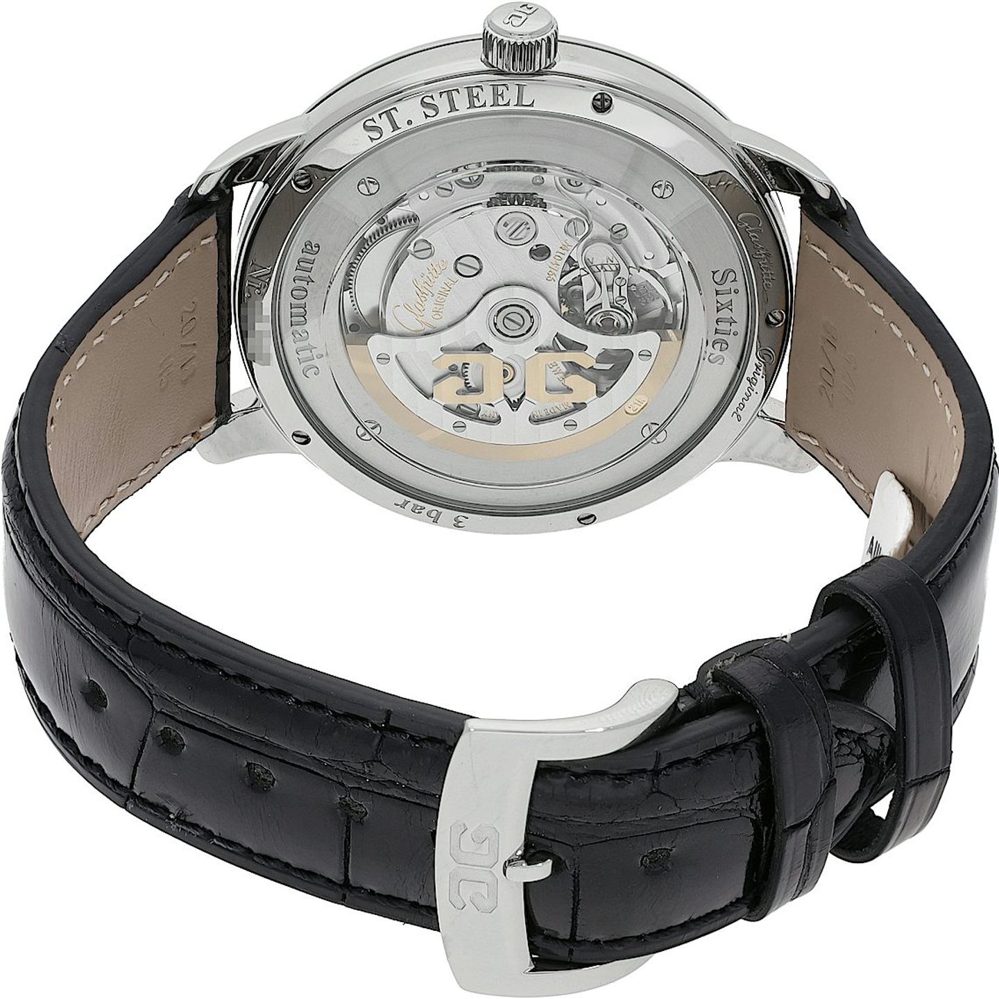 Glashütte Original Sixties Panorama Date 2-39-47-04-02-04 (2019) - Green dial 42 mm Steel case (5/5)