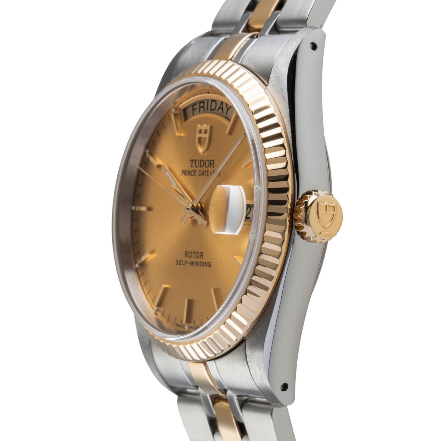 Tudor Prince Date 76213 (Onbekend (willekeurig serienummer)) - 36mm Goud/Staal (6/8)