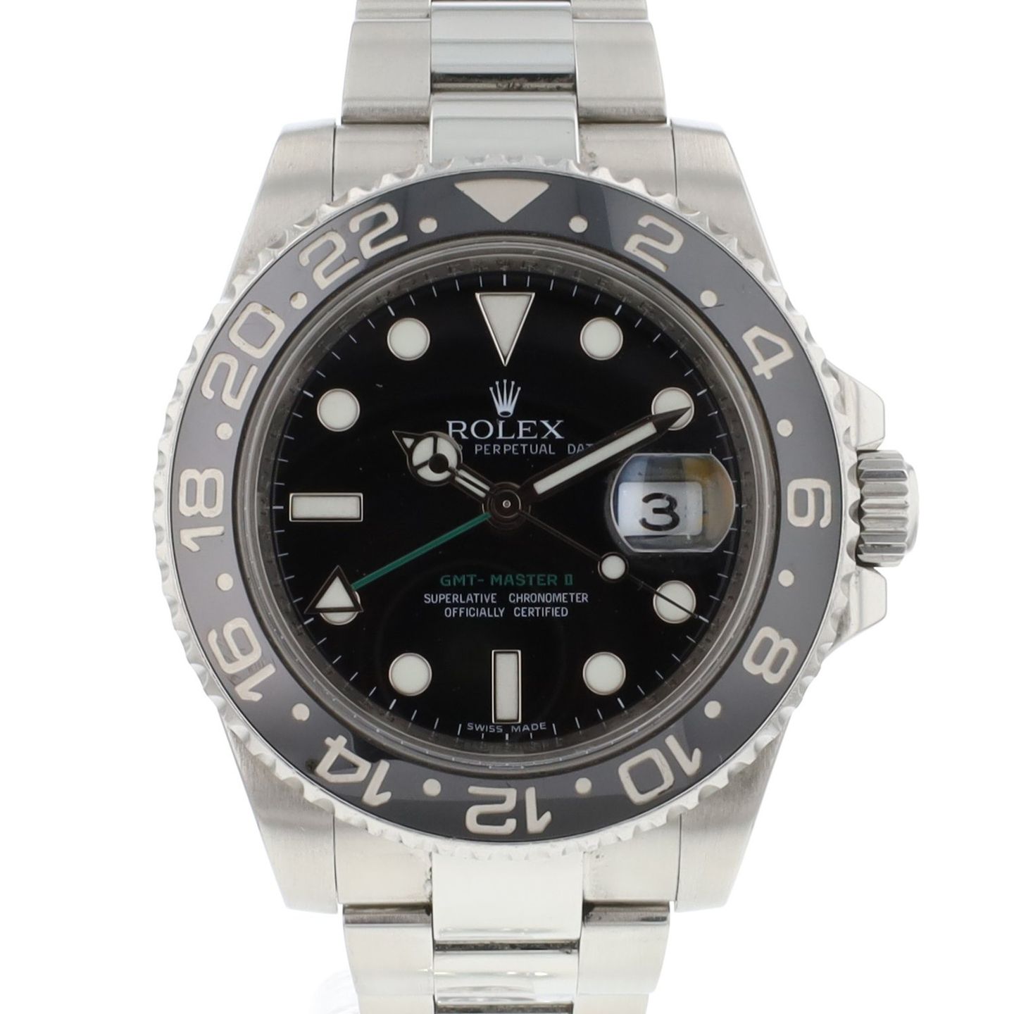 Rolex GMT-Master II 116710LN (2009) - Black dial 40 mm Steel case (1/6)
