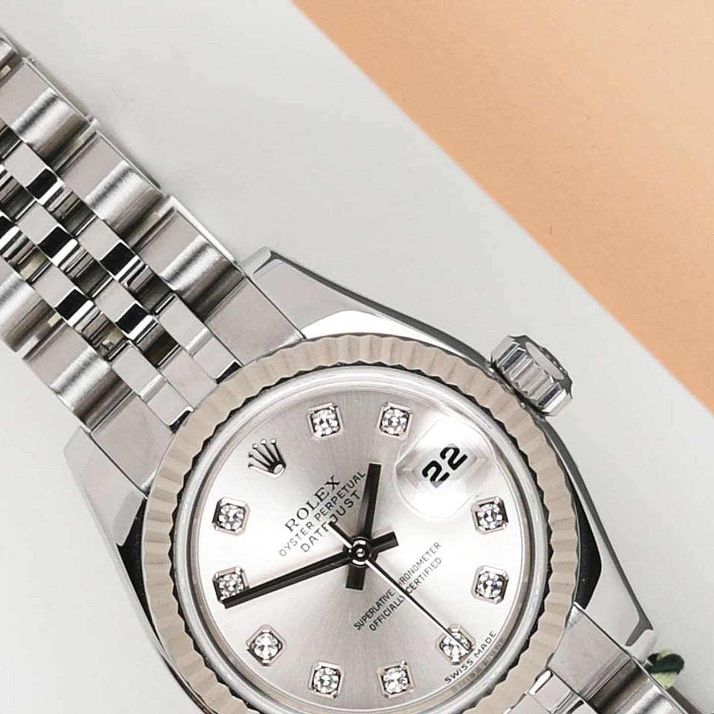 Rolex Lady-Datejust 179174 (2008) - 26mm Staal (3/8)