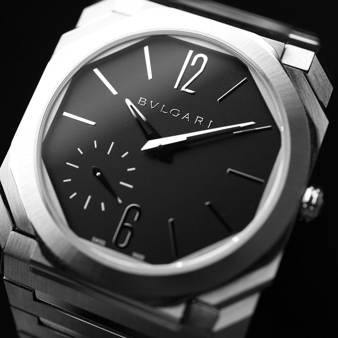 Bulgari Octo 103296 (2020) - Grijs wijzerplaat 40mm Titanium (2/3)