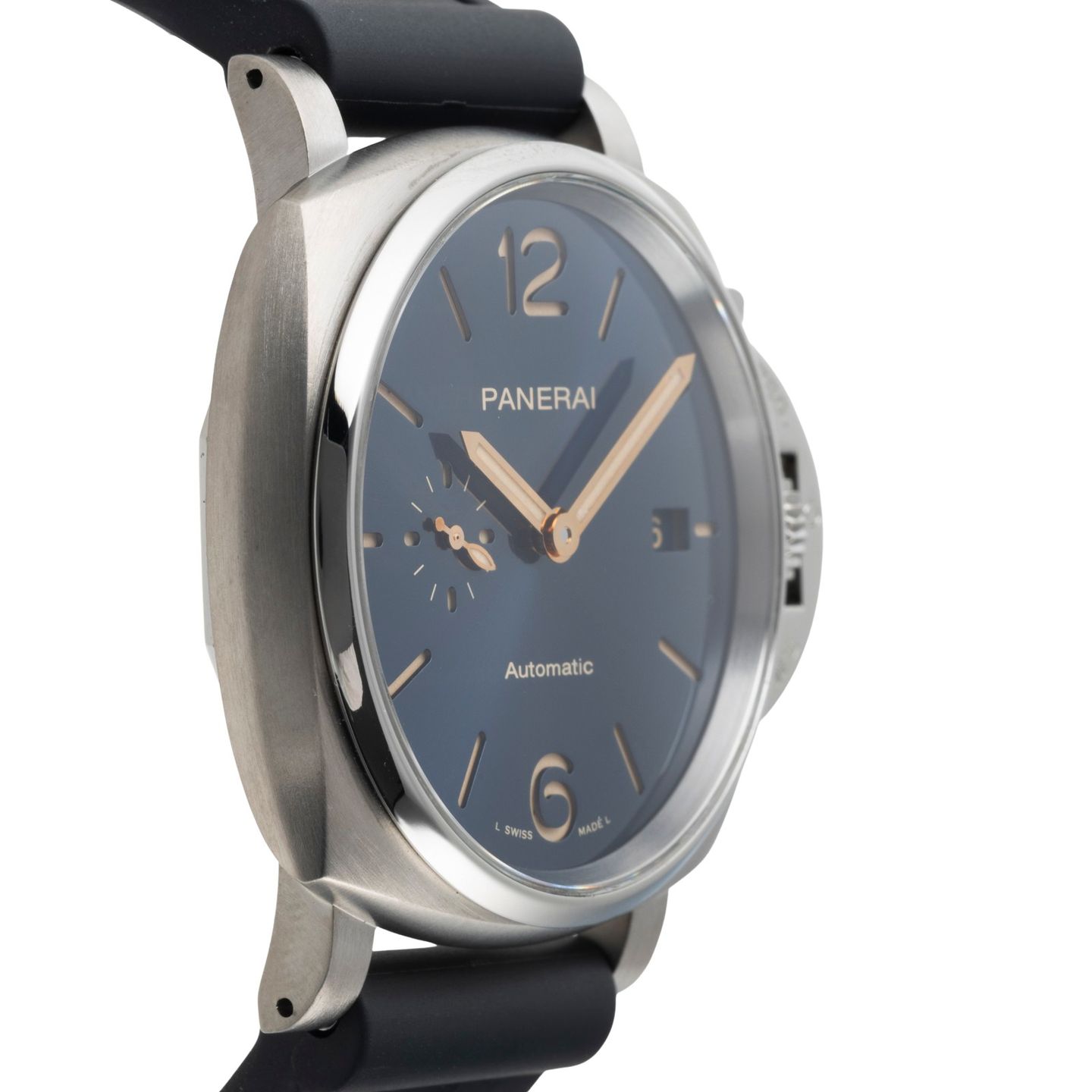 Panerai Luminor Due PAM00927 (Onbekend (willekeurig serienummer)) - Blauw wijzerplaat 42mm Titanium (7/8)