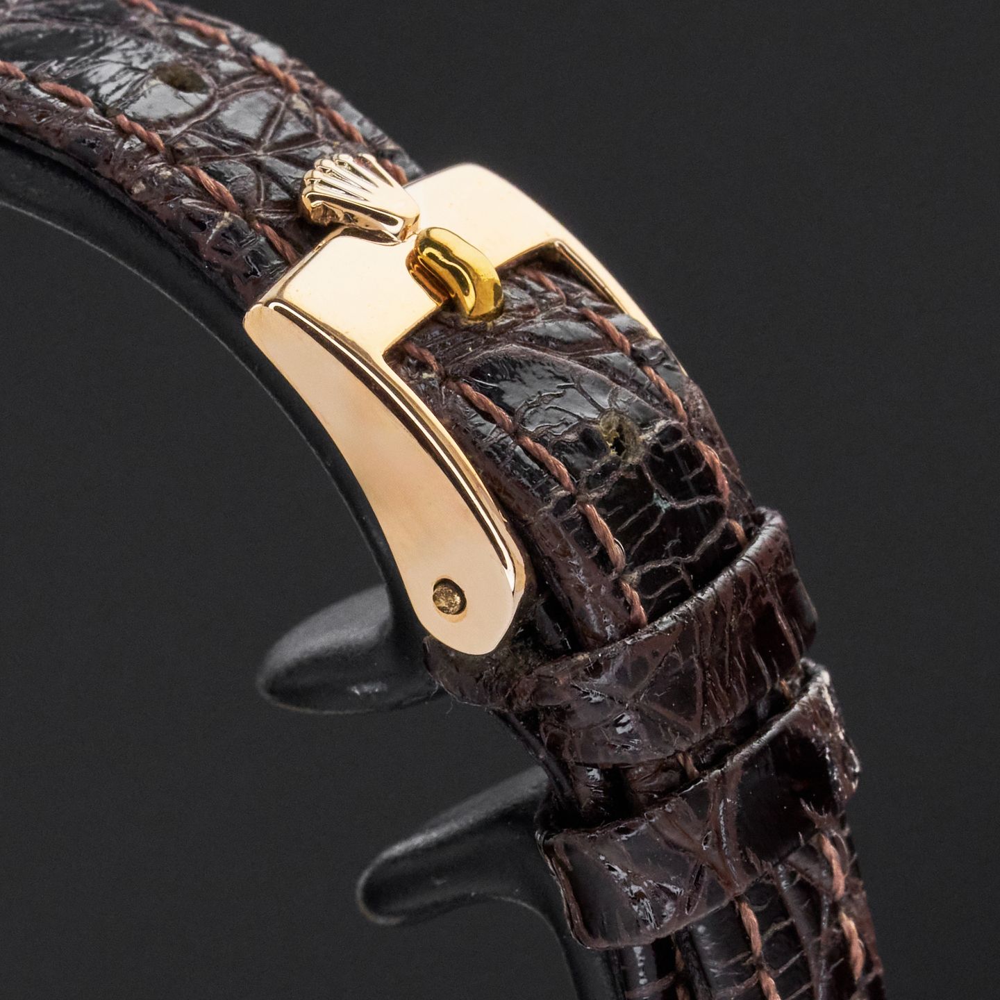 Rolex Cellini 4081 (1981) - Champagne dial 25 mm Yellow Gold case (8/8)