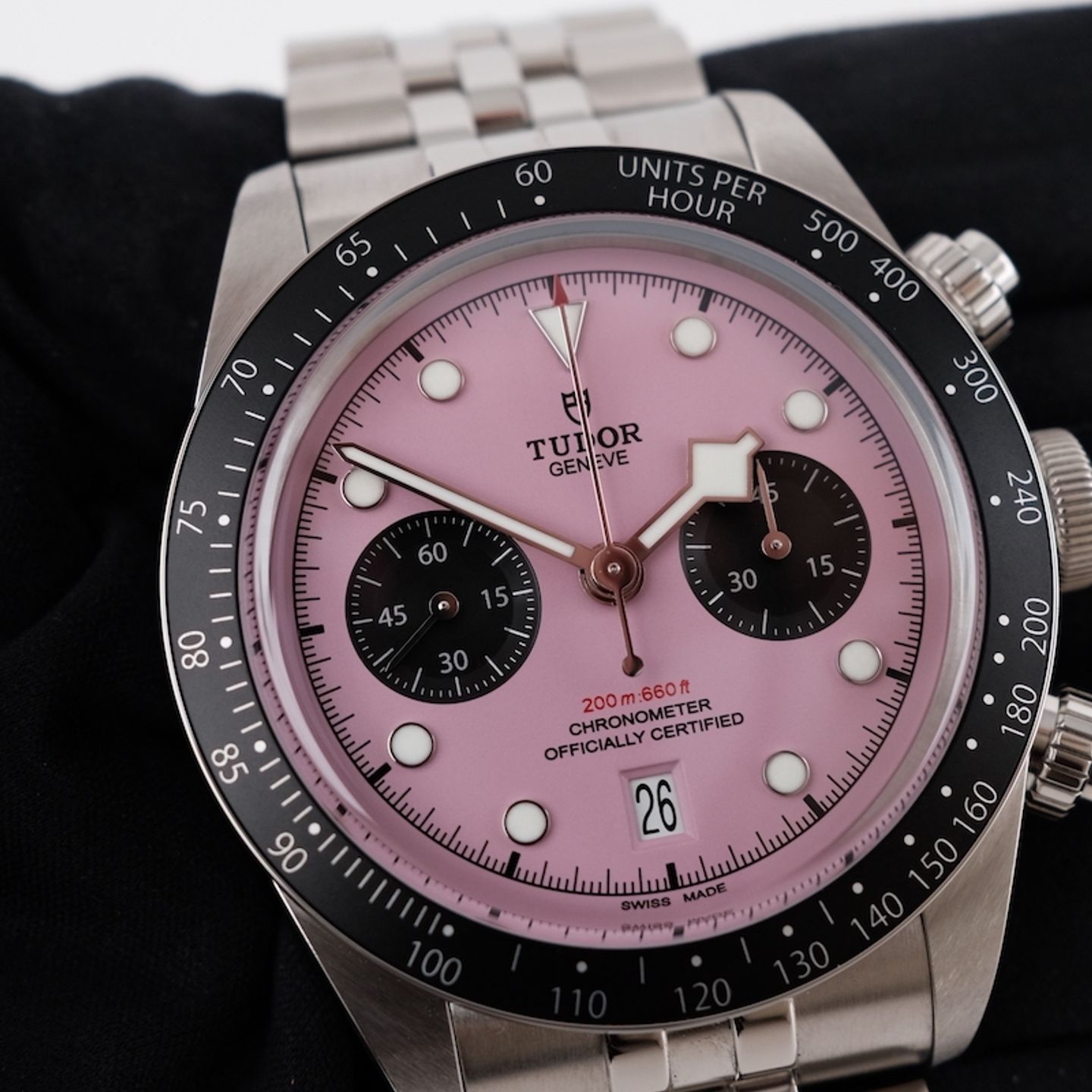 Tudor Black Bay Chrono 79360N (2024) - Pink dial 41 mm Steel case (4/8)