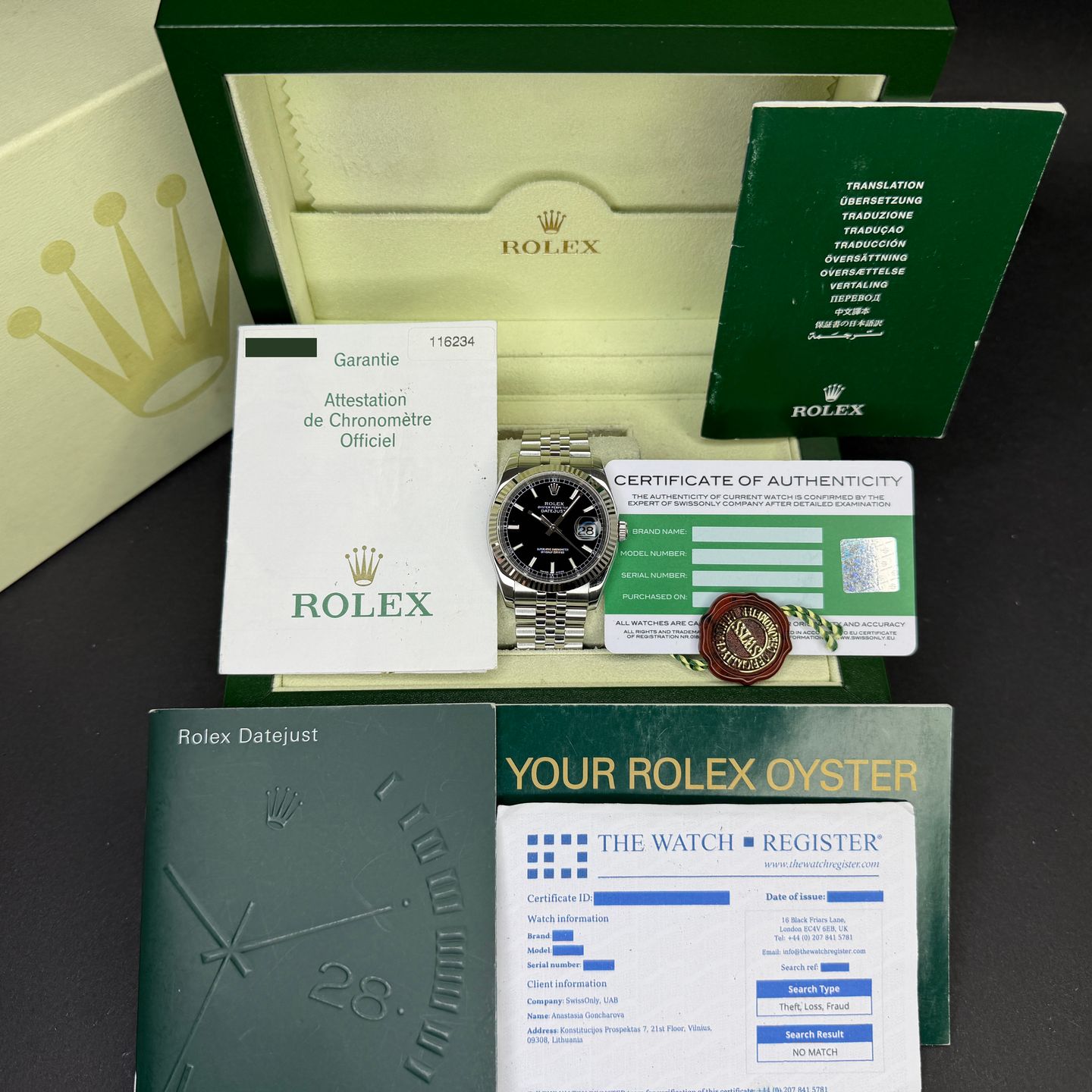 Rolex Datejust 36 116234 - (3/4)