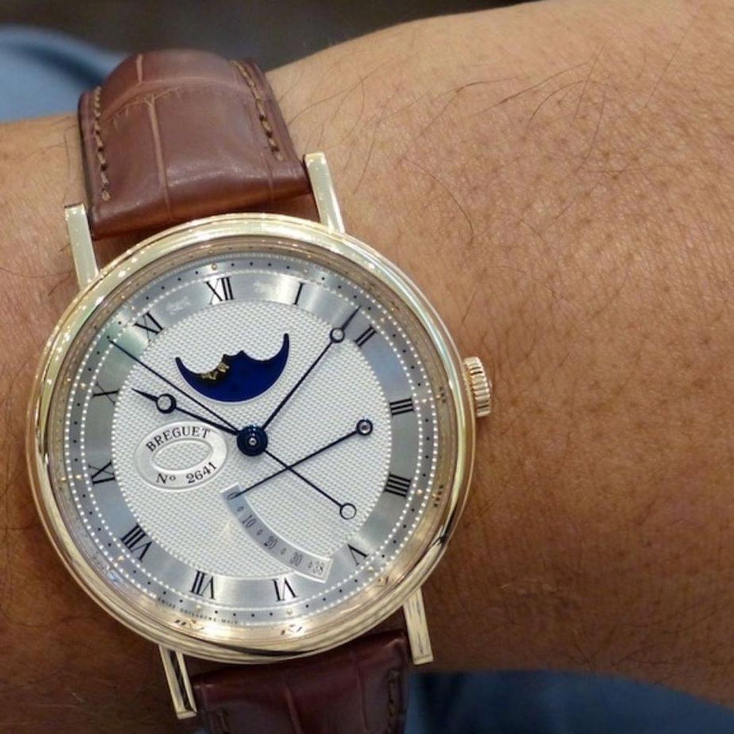 Breguet Classique 7787br/12/9v6 (2025) - Zilver wijzerplaat 39mm Roségoud (1/1)