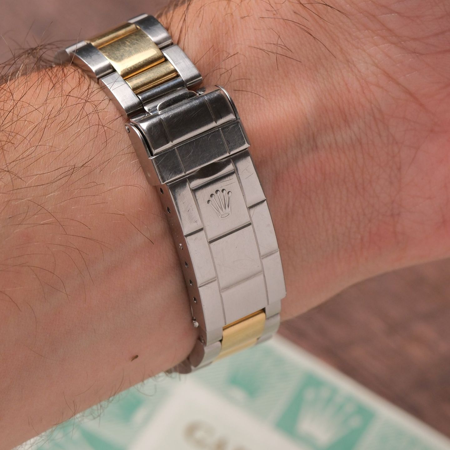 Rolex Submariner Date 16613 (1995) - 40mm Goud/Staal (5/8)