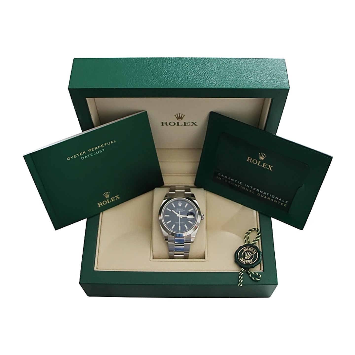 Rolex Datejust 41 126300 (2024) - Blauw wijzerplaat 41mm Staal (4/4)