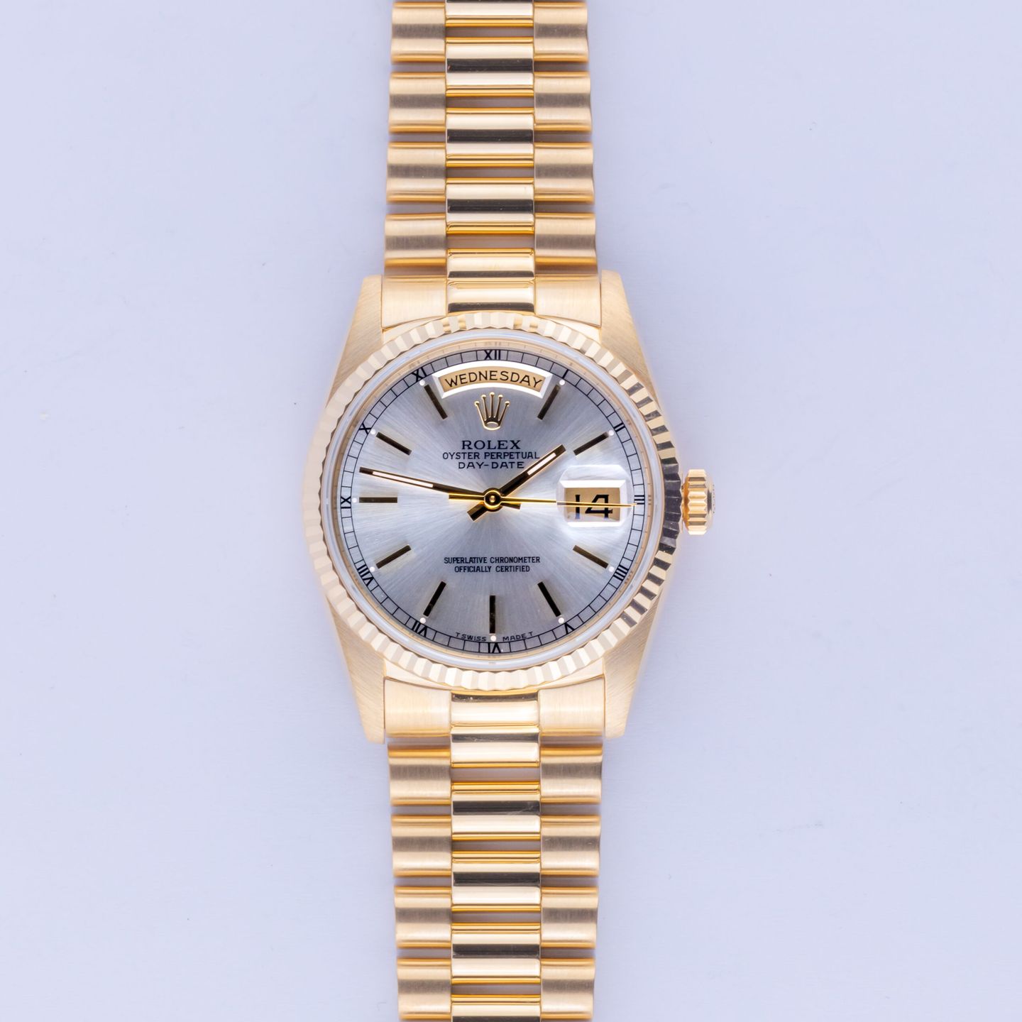 Rolex Day-Date 36 18238 (1989) - 36 mm Yellow Gold case (3/8)