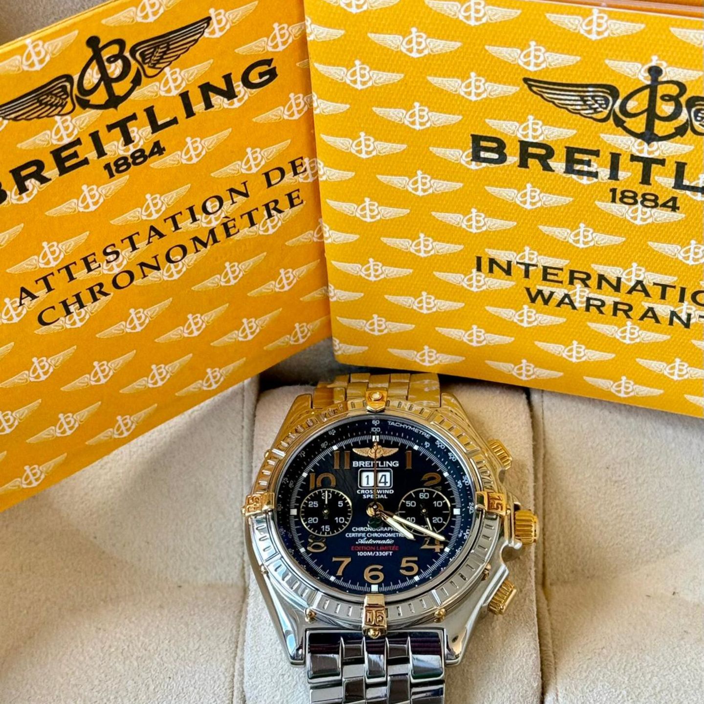 Breitling Crosswind Special B44356 (2004) - Black dial 44 mm Steel case (7/7)