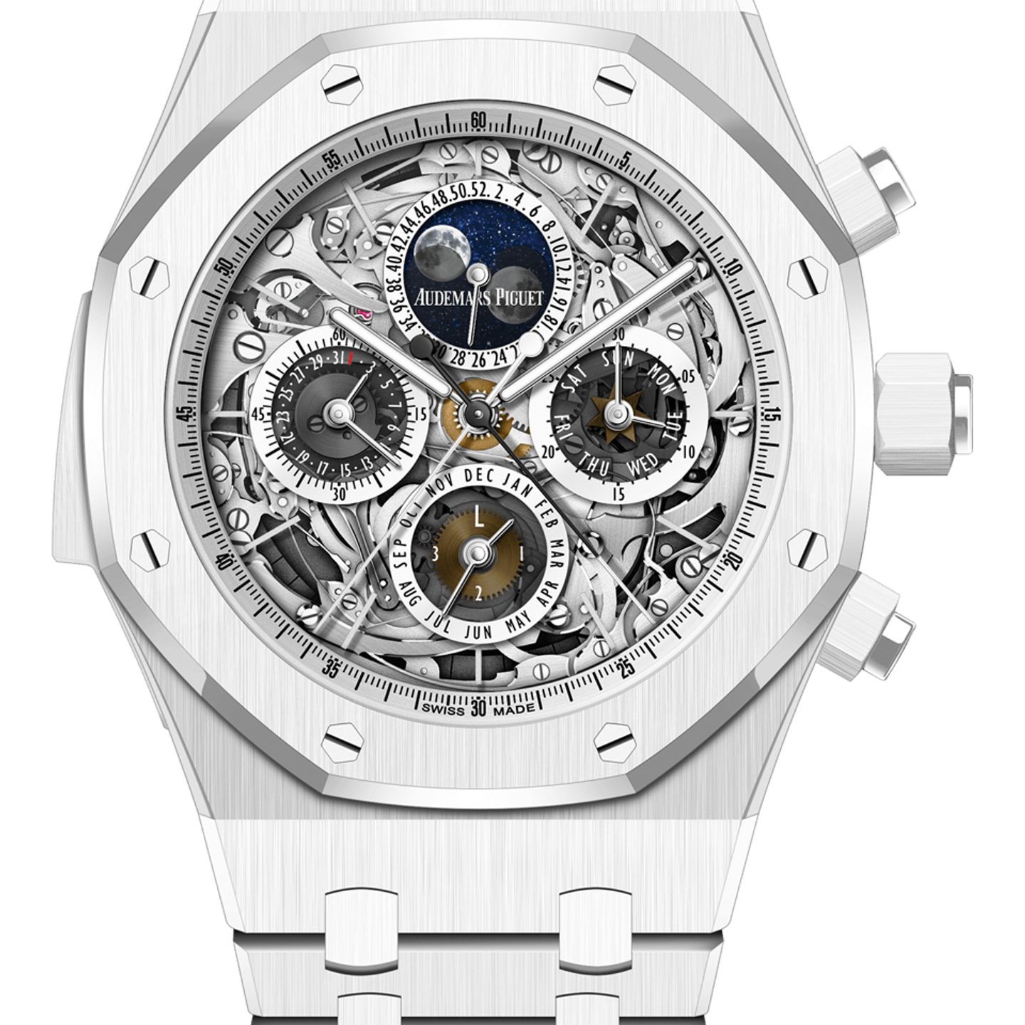 Audemars Piguet Royal Oak 26605CB.OO.1248CB.01 (2025) - Transparent dial 44 mm Ceramic case (1/1)