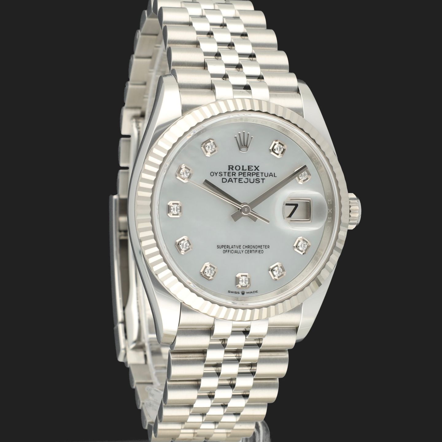 Rolex Datejust 36 126234 (2025) - Parelmoer wijzerplaat 36mm Staal (4/8)