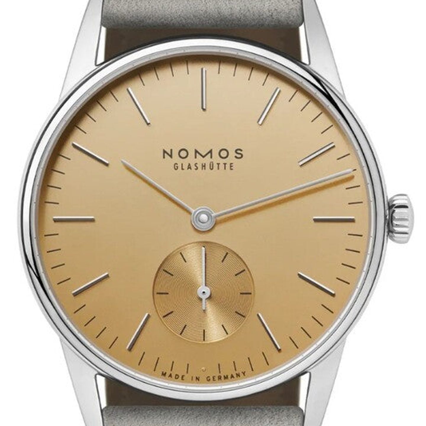 NOMOS Orion 33 358 (2026) - Gold dial 33 mm Steel case (1/1)