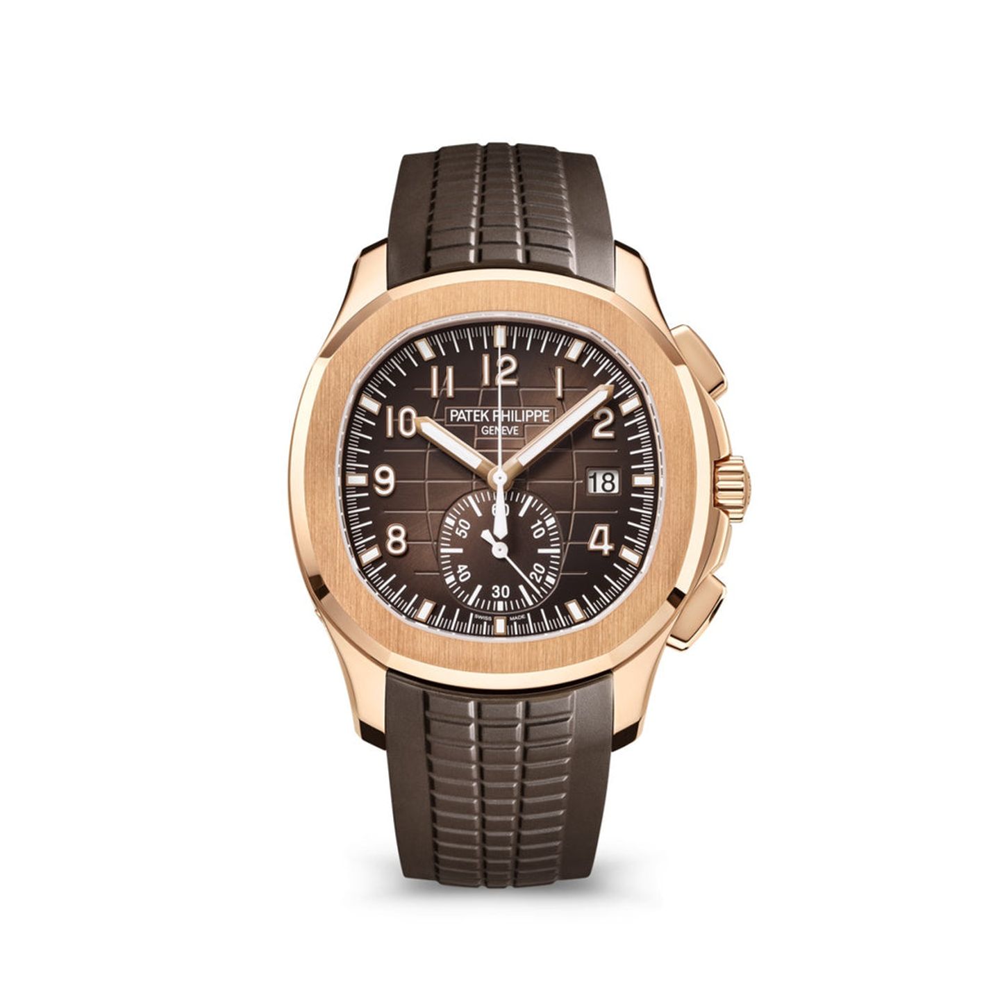 Patek Philippe Aquanaut 5968R-001 (2025) - Brown dial 42 mm Rose Gold case (2/5)