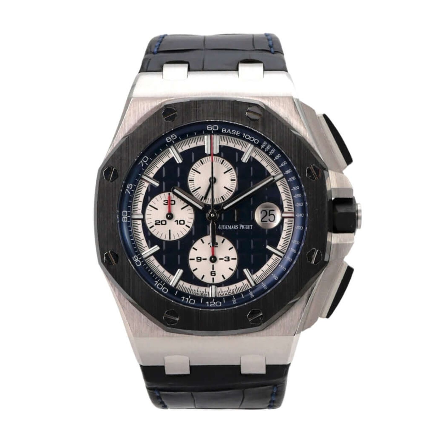 Audemars Piguet Royal Oak Offshore Chronograph 26401PO.OO.A018CR.01 (2016) - Blue dial 44 mm Platinum case (2/8)