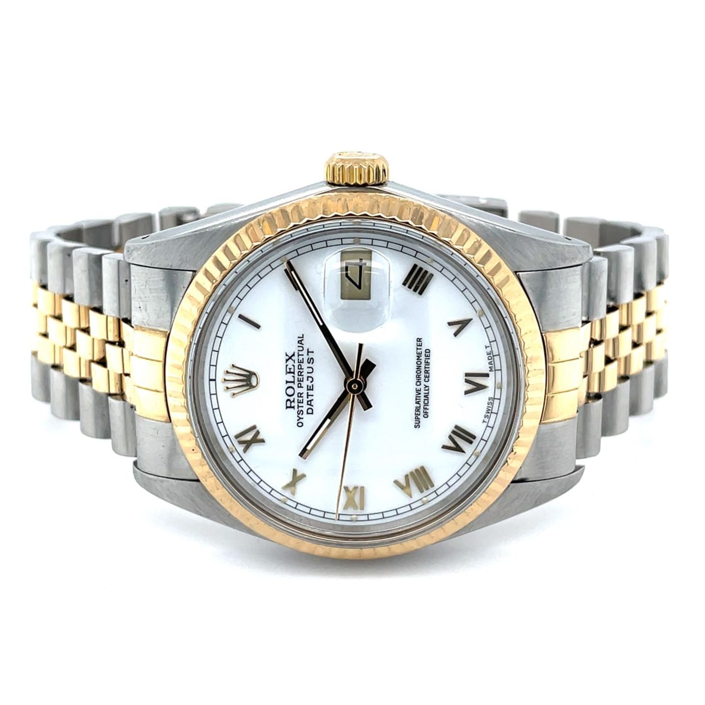 Rolex Datejust 36 16013 (1987) - 36 mm Gold/Steel case (1/8)