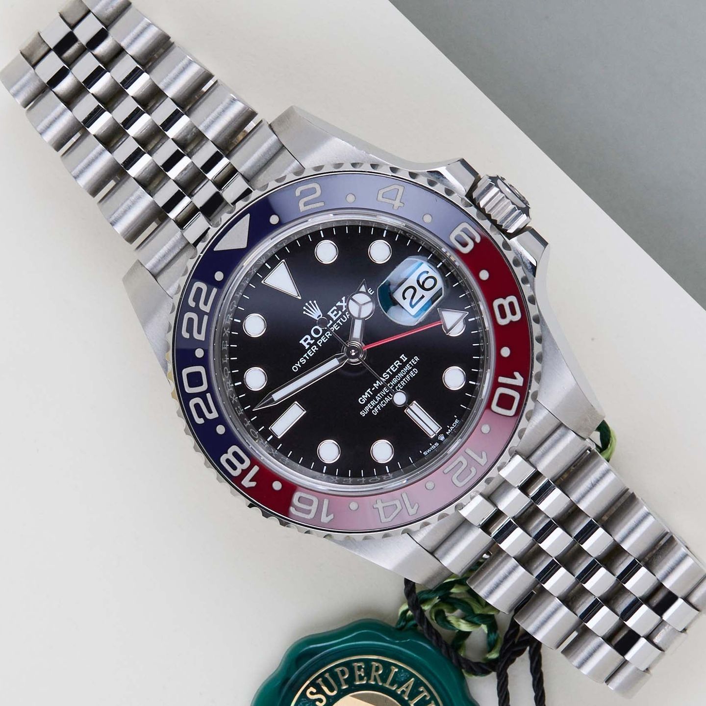 Rolex GMT-Master II 126710BLRO (2020) - Zwart wijzerplaat 40mm Staal (1/8)
