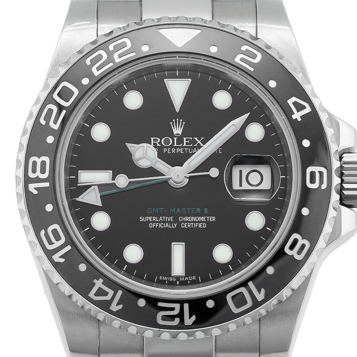 Rolex GMT-Master II 116710LN (2013) - Zwart wijzerplaat 40mm Staal (2/5)