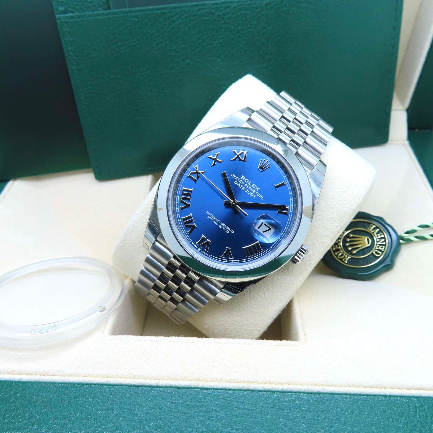 Rolex Datejust 41 126300 (2021) - Blauw wijzerplaat 41mm Staal (3/7)