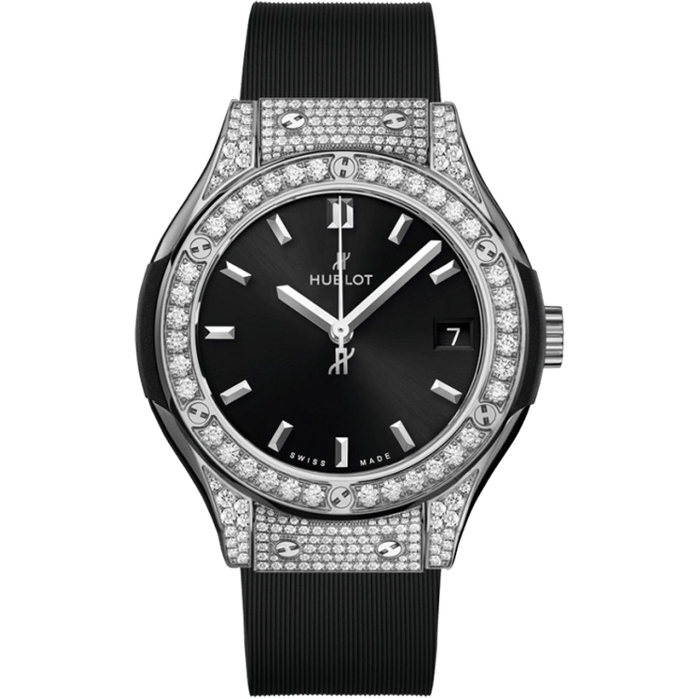 Hublot Classic Fusion Quartz 581.NX.1470.RX.1704 (2026) - Black dial 33 mm Titanium case (1/1)