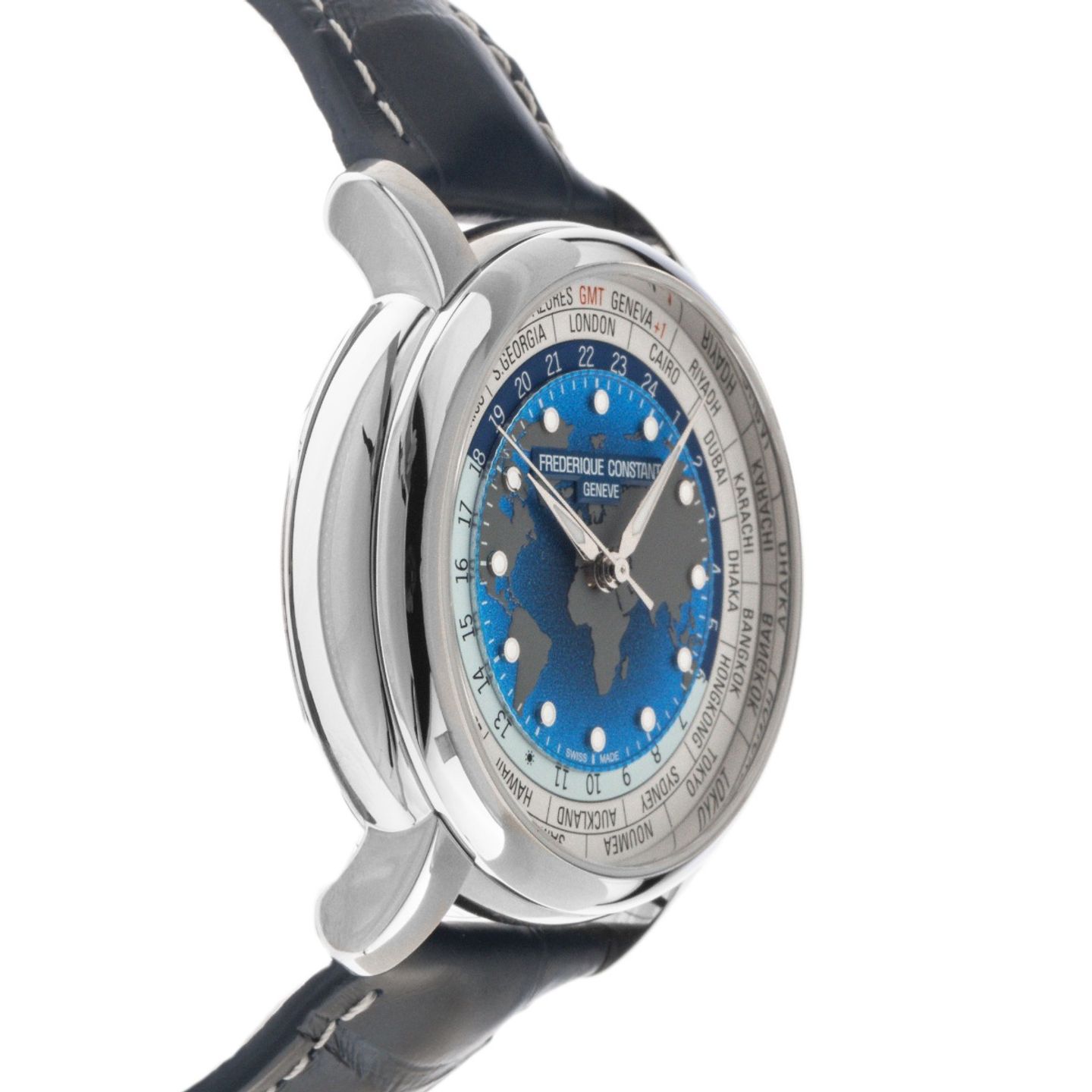 Frederique Constant Slimline FC-702SD3SD6 (Unknown (random serial)) - Silver dial 39 mm Steel case (5/8)
