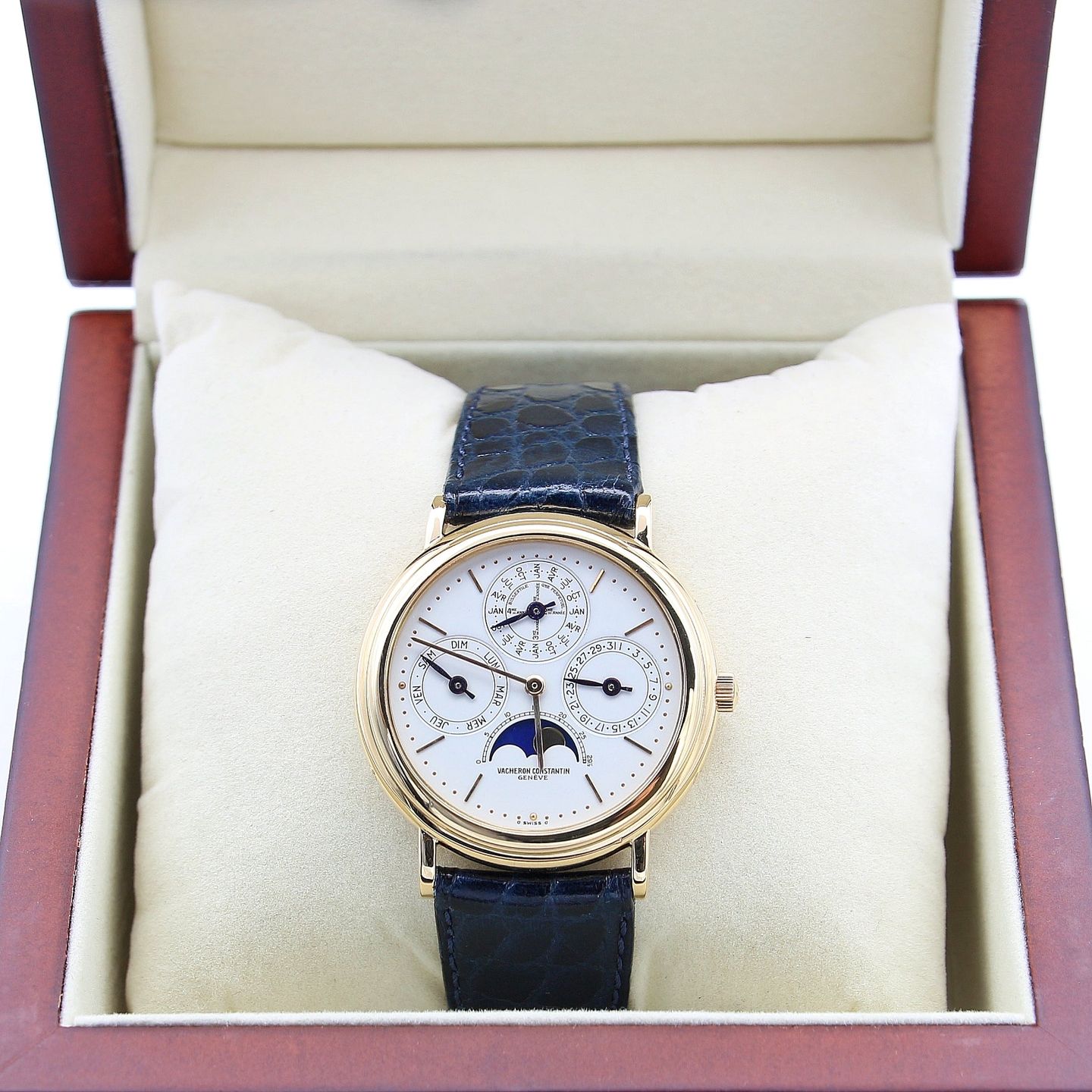 Vacheron Constantin Patrimony 43031 (1992) - White dial 37 mm Yellow Gold case (2/8)