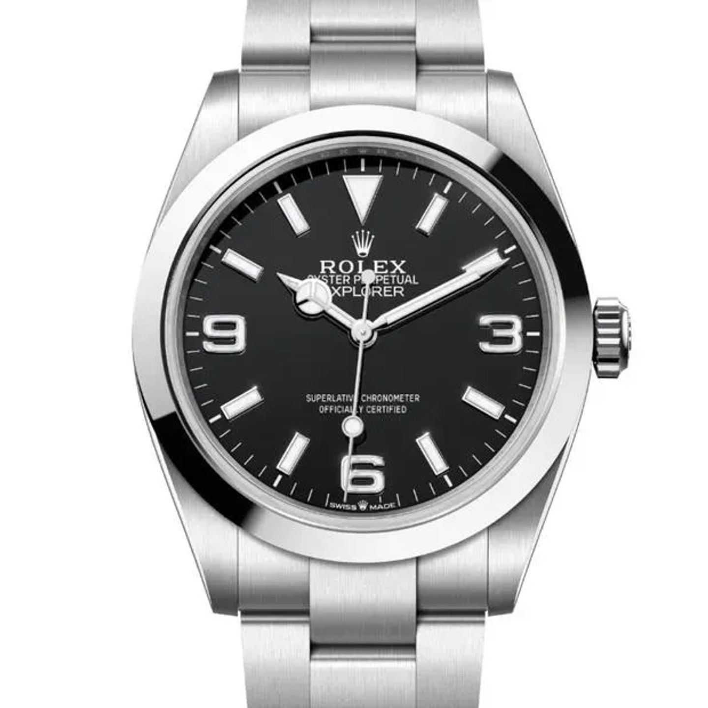Rolex Explorer 224270 (2024) - Black dial 40 mm Steel case (2/6)