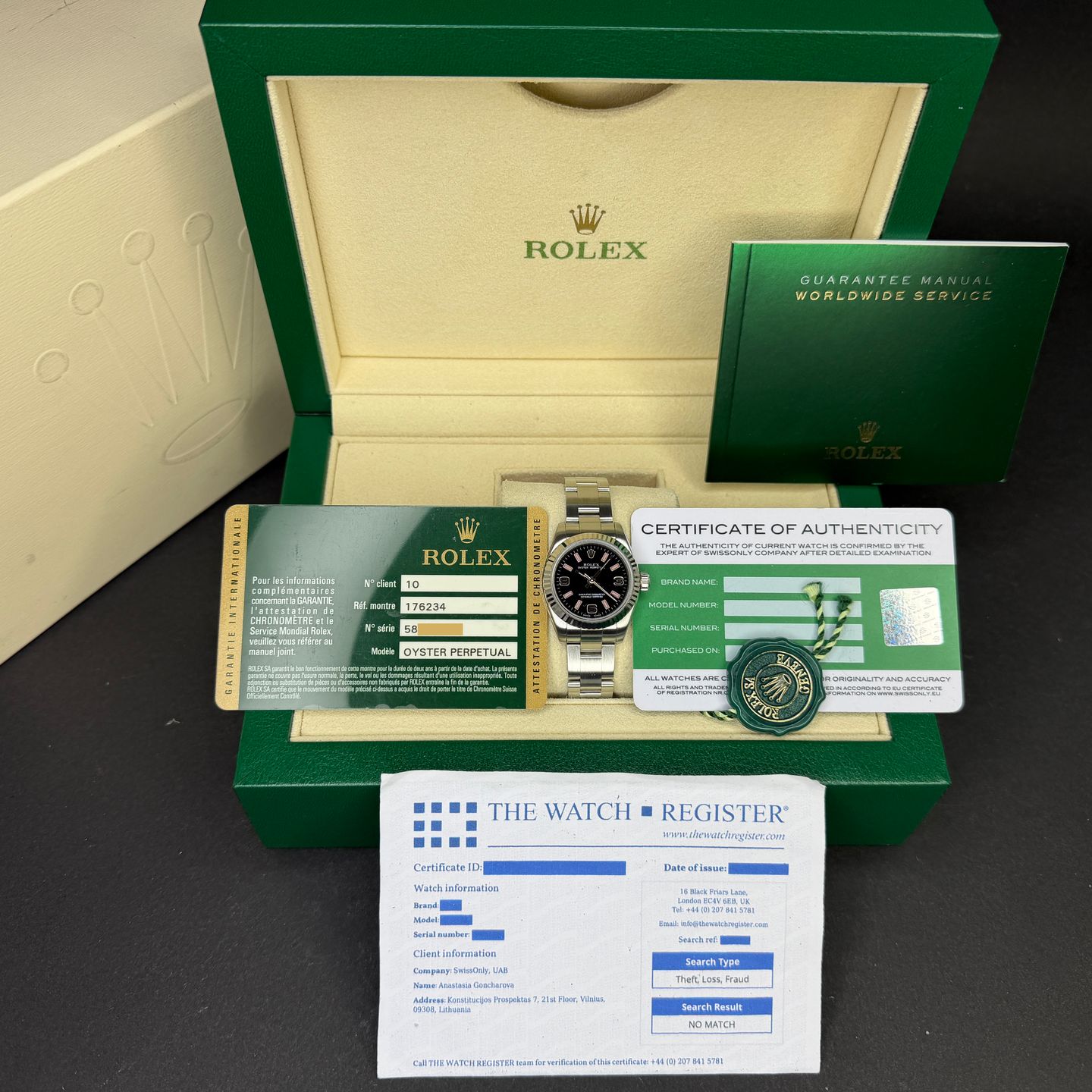 Rolex Oyster Perpetual 26 176234 - (3/8)