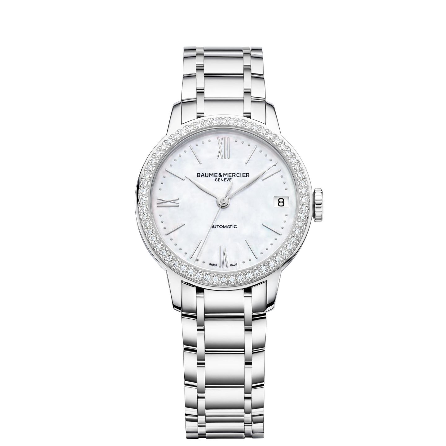 Baume & Mercier Classima M0A10479 (2024) - Pearl dial 31 mm Steel case (3/3)