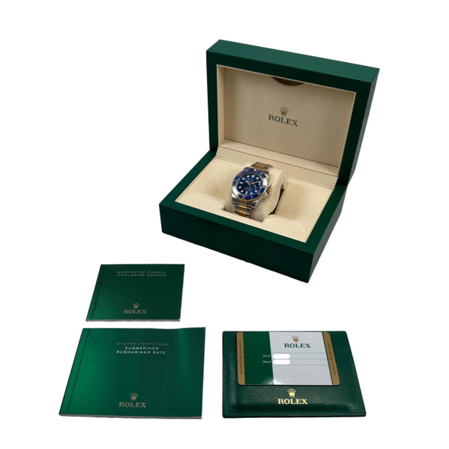 Rolex Submariner Date 116613LB (2018) - Blue dial 40 mm Gold/Steel case (5/5)