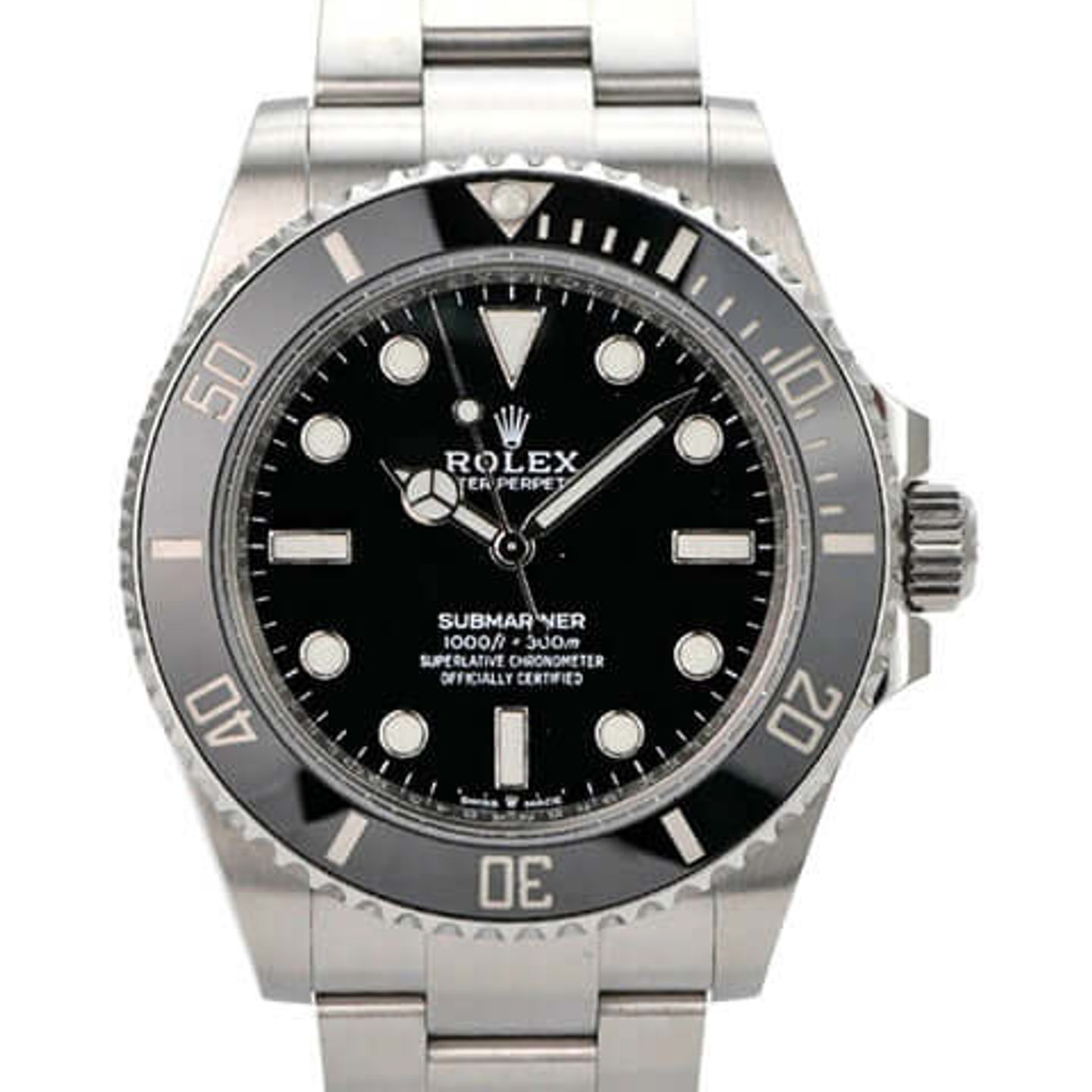 Rolex Submariner No Date 124060 (2021) - Black dial 41 mm Steel case (1/8)