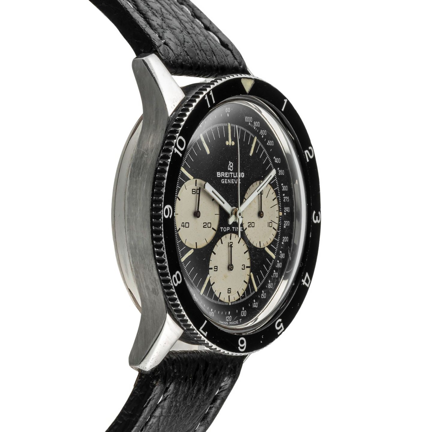 Breitling Top Time 1765 (1970) - Black dial 42 mm Steel case (6/8)