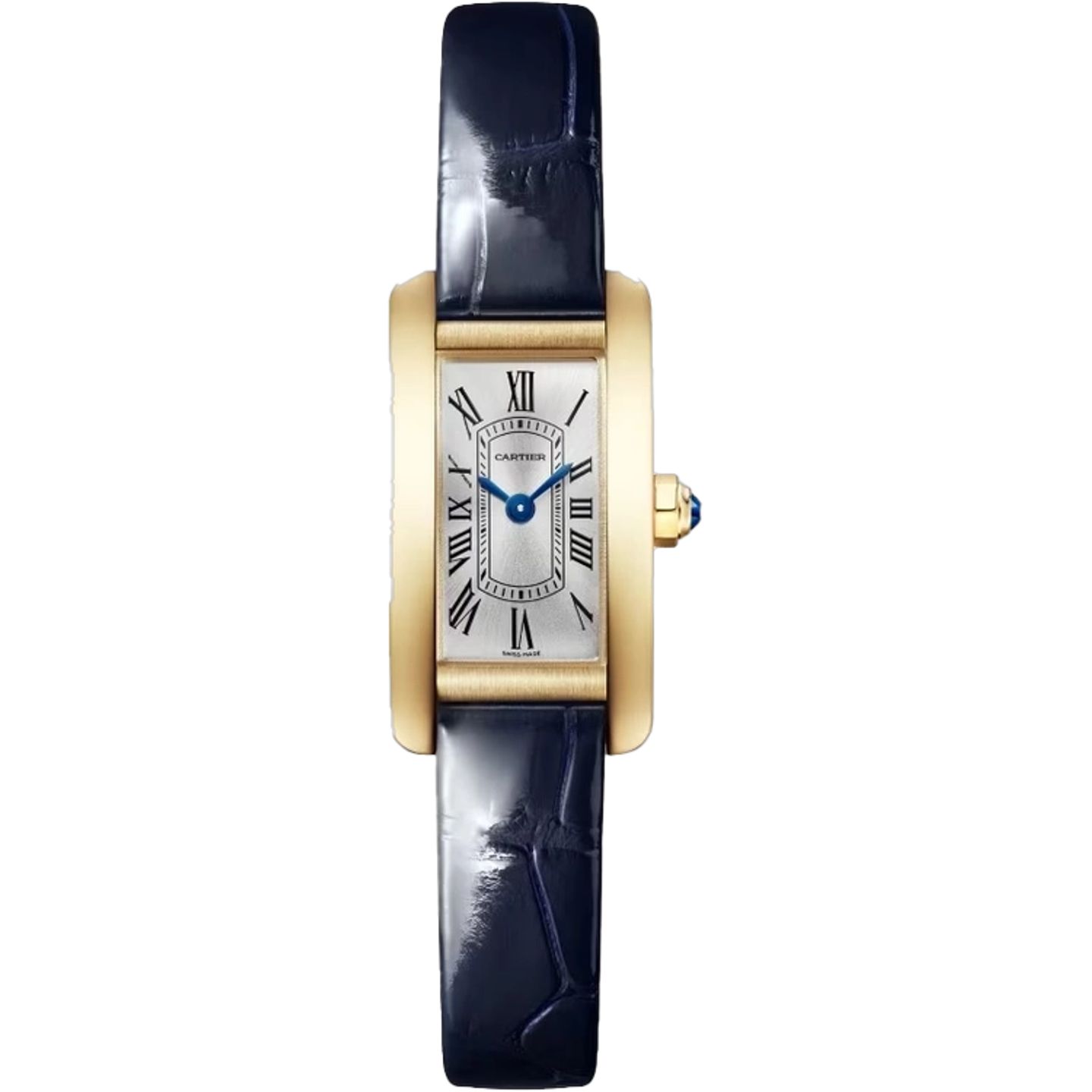 Cartier Tank Américaine WGTA0353 (2025) - Zilver wijzerplaat 15mm Geelgoud (1/1)
