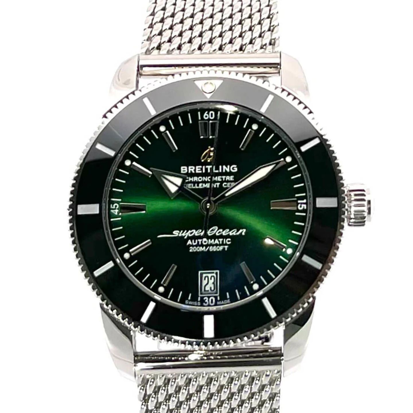 Breitling Superocean Heritage II 42 AB2010121L1A1 (2023) - Green dial 42 mm Steel case (2/2)
