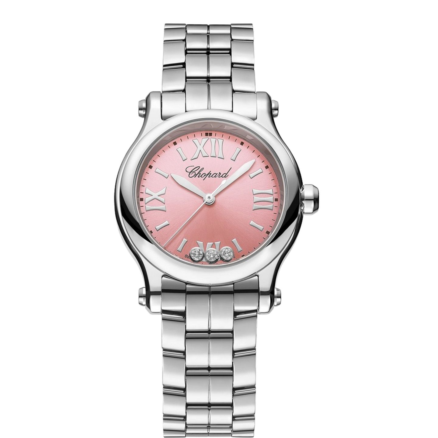 Chopard Happy Sport 278590-3012 (2024) - Pink dial 30 mm Steel case (1/1)