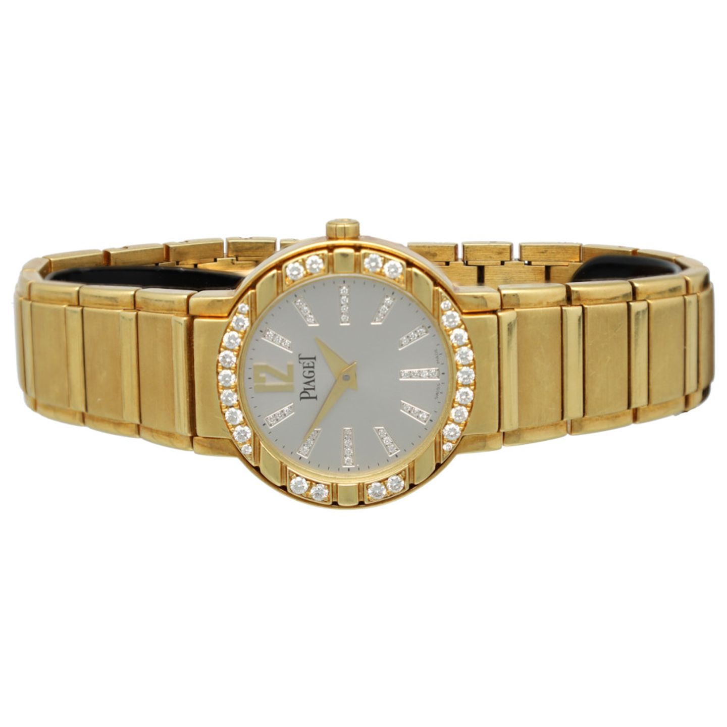 Piaget Polo 27501 (2000) - Silver dial 28 mm Yellow Gold case (8/14)