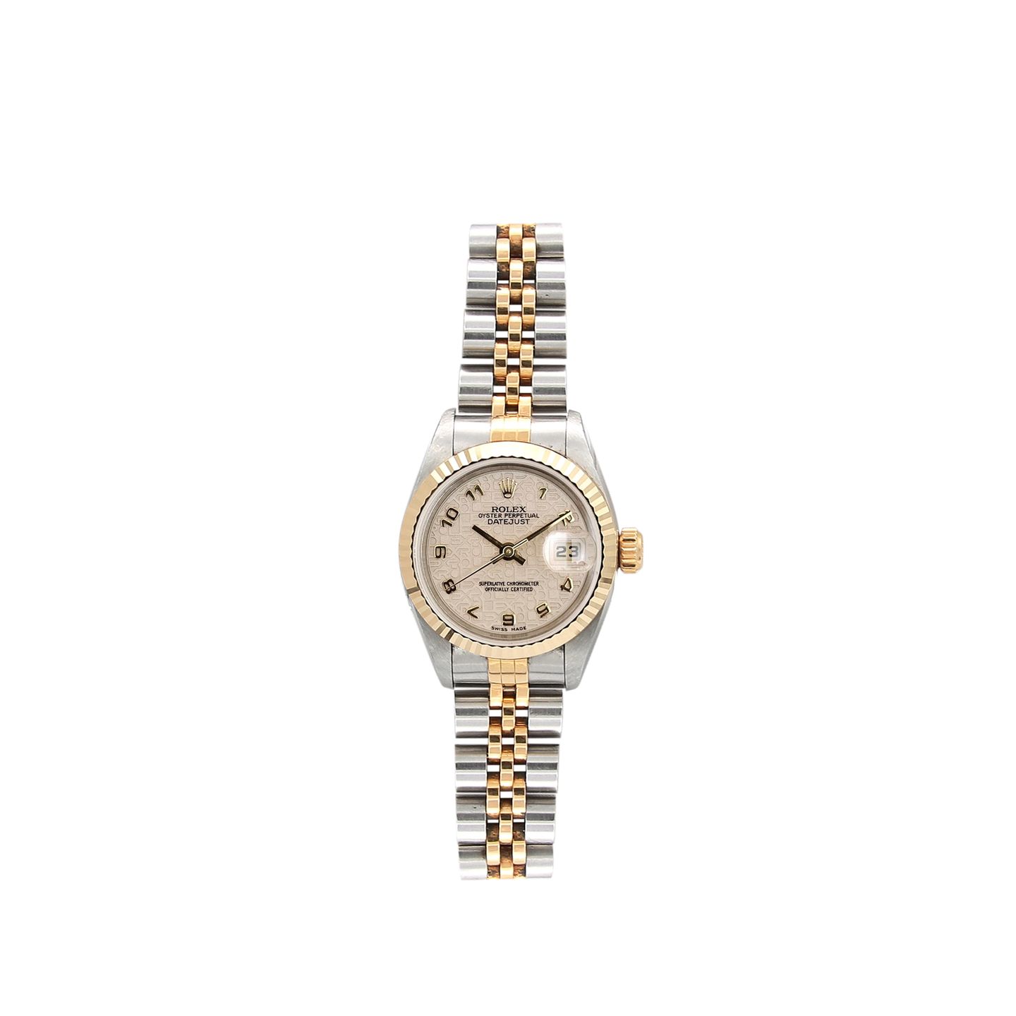 Rolex Lady-Datejust 69173 (Unknown (random serial)) - Unknown dial 26 mm Gold/Steel case (1/6)