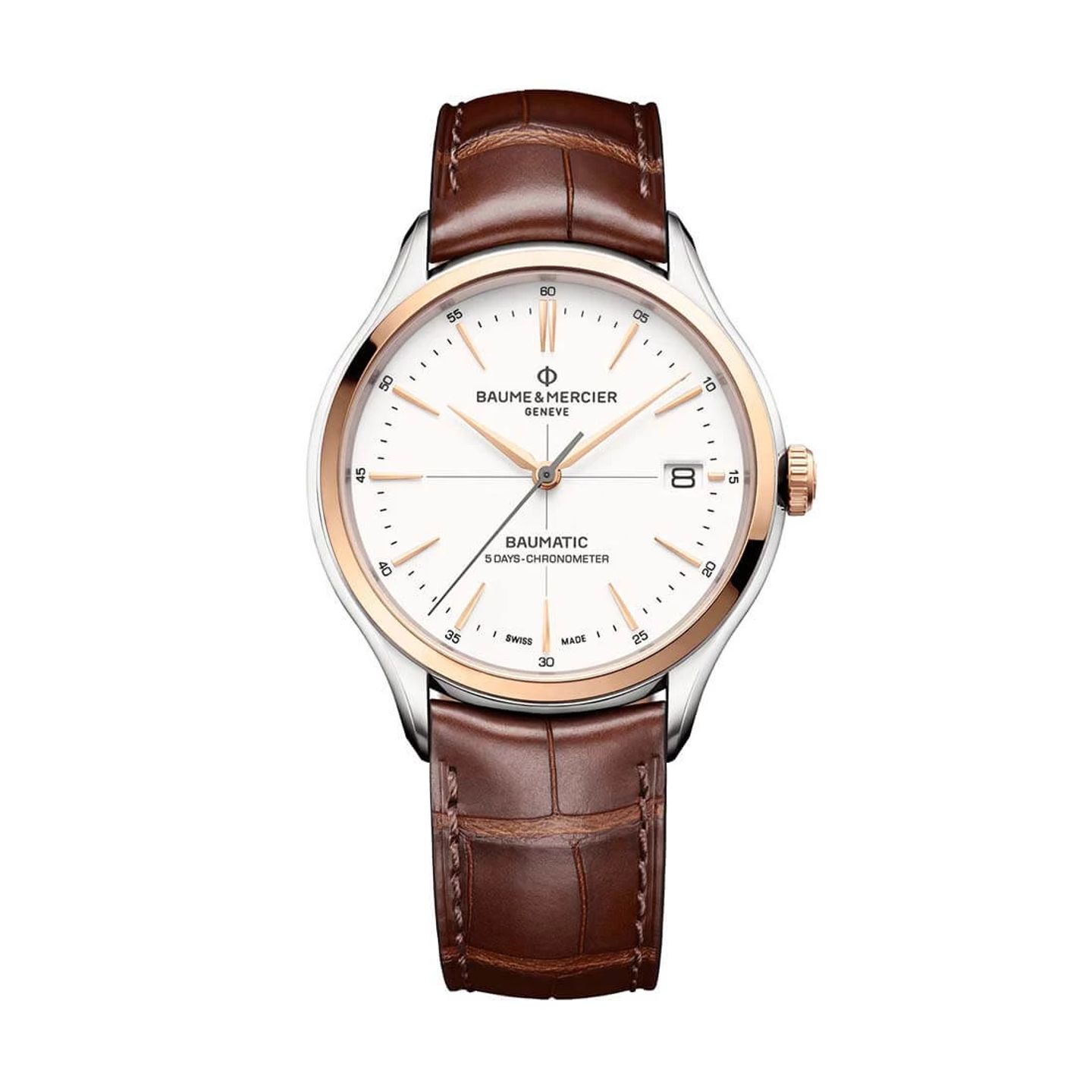 Baume & Mercier Clifton M0A10519 (2024) - White dial 40 mm Steel case (3/3)