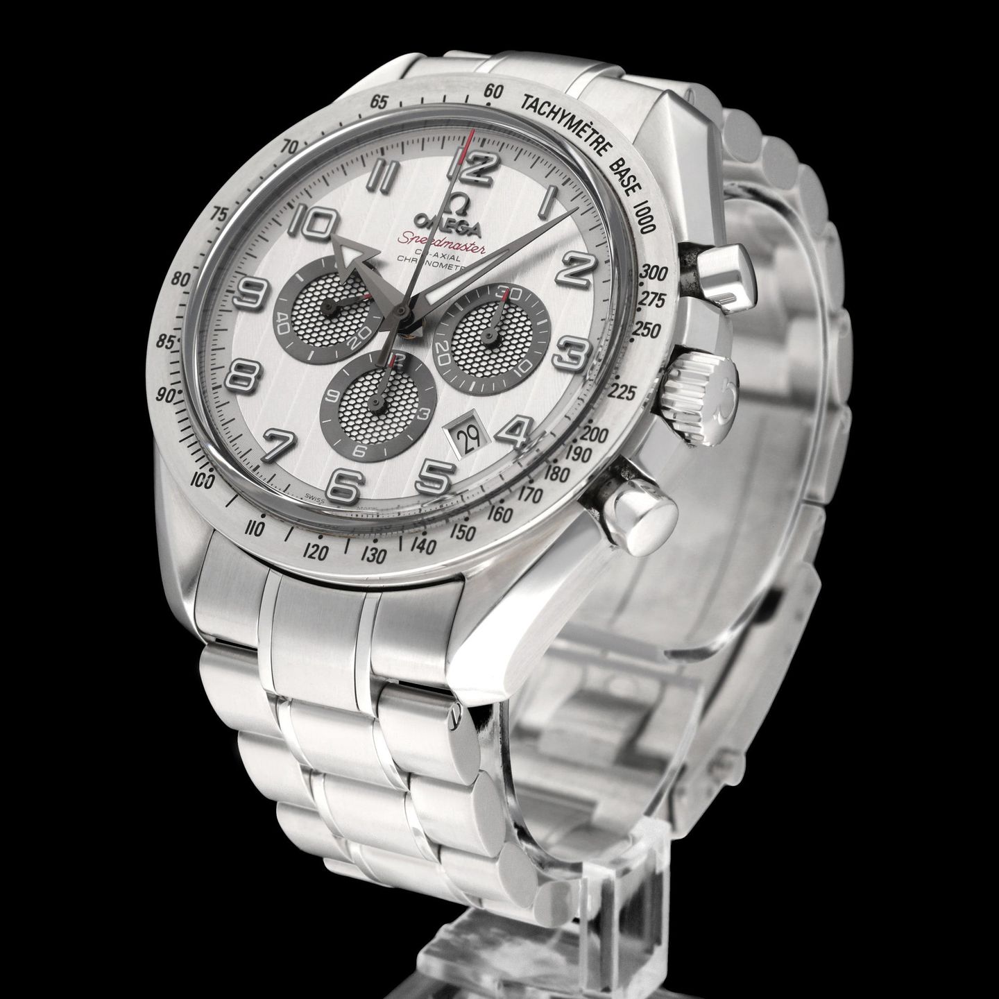 Omega Speedmaster Broad Arrow 321.10.44.50.02.001 (2012) - Silver dial 44 mm Steel case (2/8)