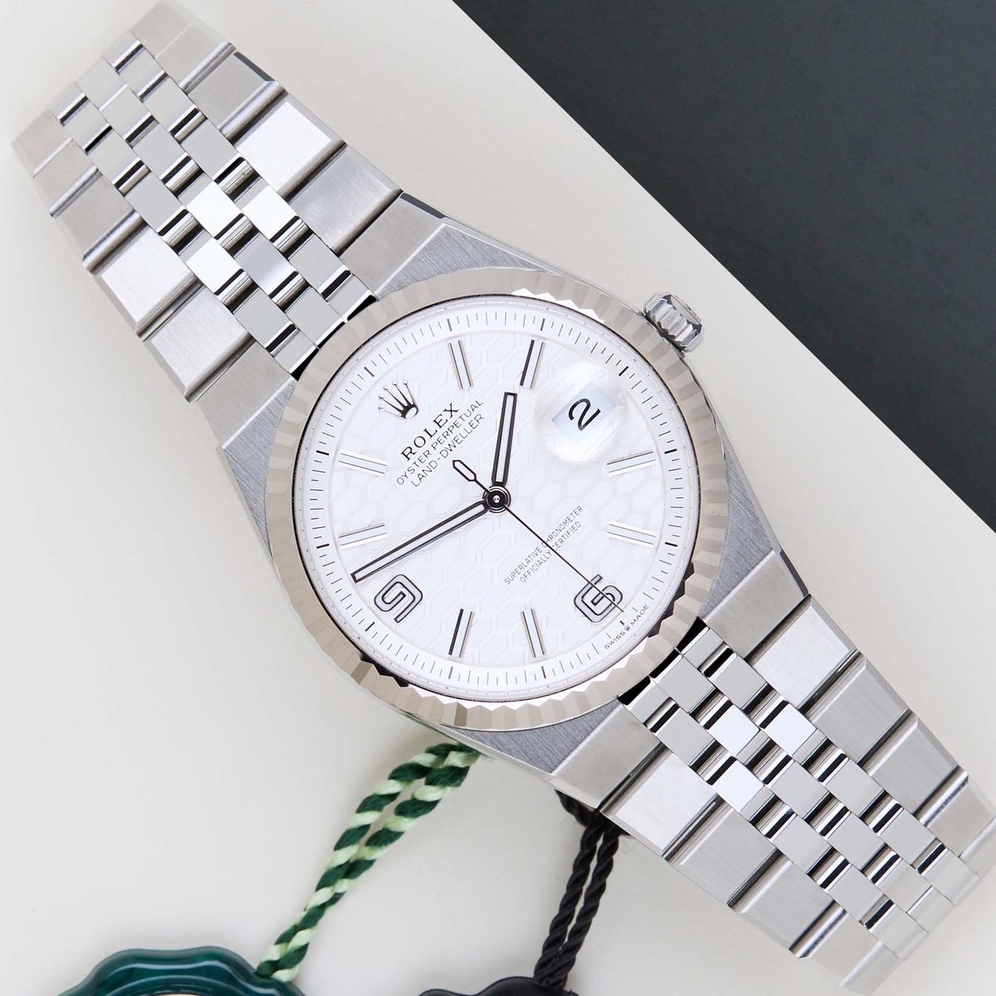 Rolex Land-Dweller 36 127234 (2026) - Wit wijzerplaat 36mm Staal (1/8)