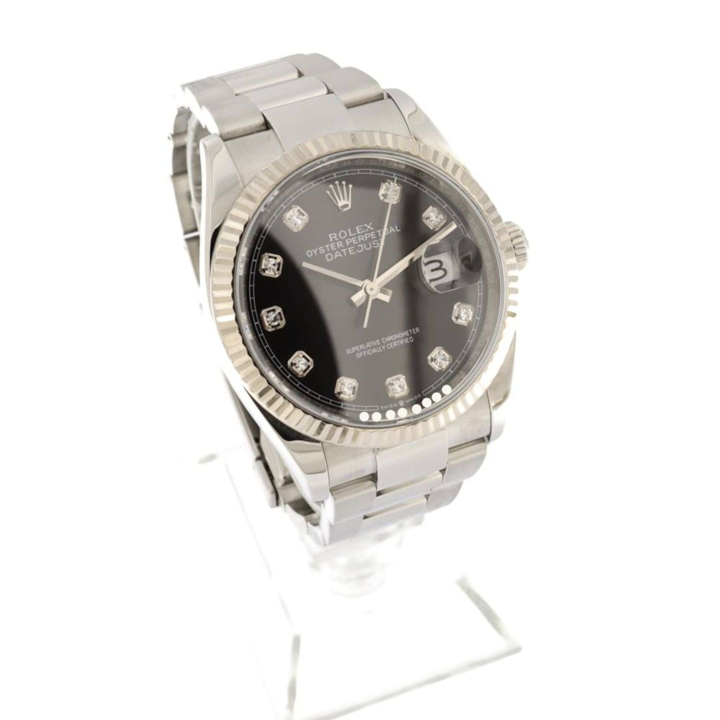 Rolex Datejust 36 126234 (2019) - Zwart wijzerplaat 36mm Staal (3/6)